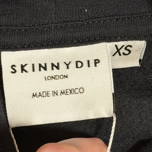 Skinny Dip London The Immortal XS Black Hoodie NWT - Picture 5 of 5
